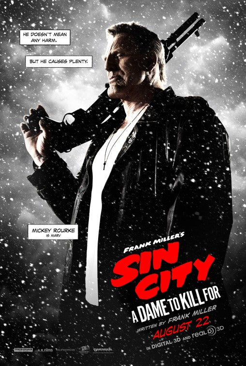 1000 piece jigsaw puzzle for the movie poster: Sin City: A Dame to Kill For (2014) ver7
