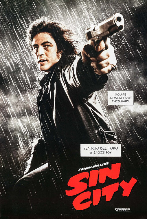 the movie poster: Sin City (2005) ver8