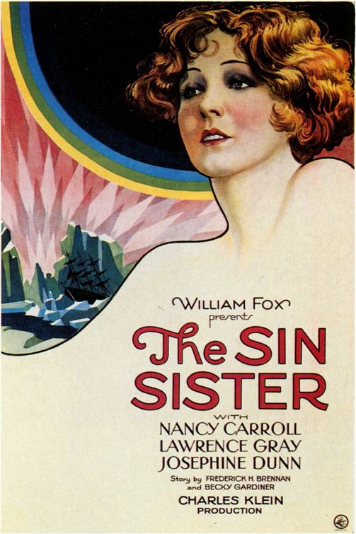 the movie poster: Sin Sister (1929)