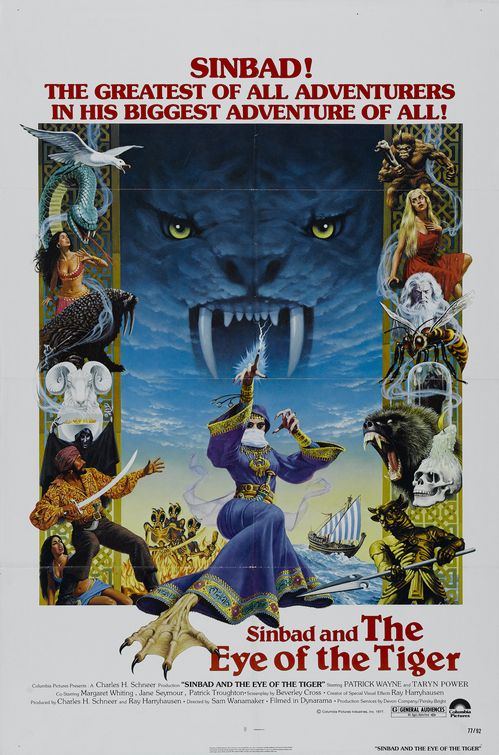 the movie poster: Sinbad and the Eye of the Tiger (1977)