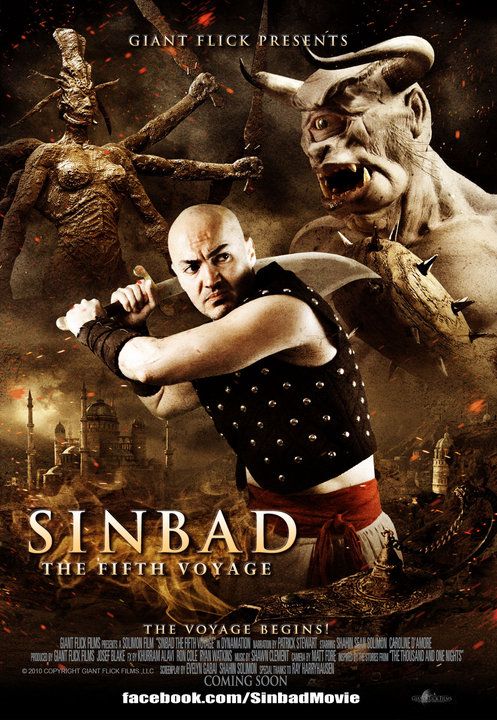 1000 piece jigsaw puzzle for the movie poster: Sinbad: The Fifth Voyage (2010)