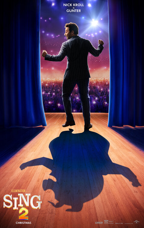 1000 piece jigsaw puzzle for the movie poster: Sing 2 (2021) ver21