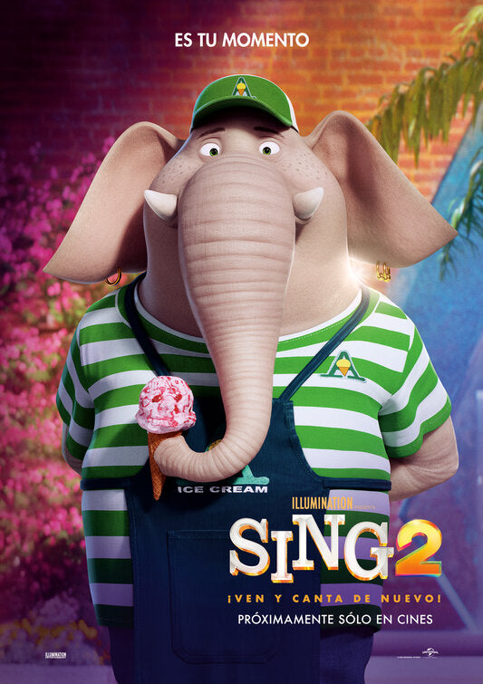 1000 piece jigsaw puzzle for the movie poster: Sing 2 (2021) ver25
