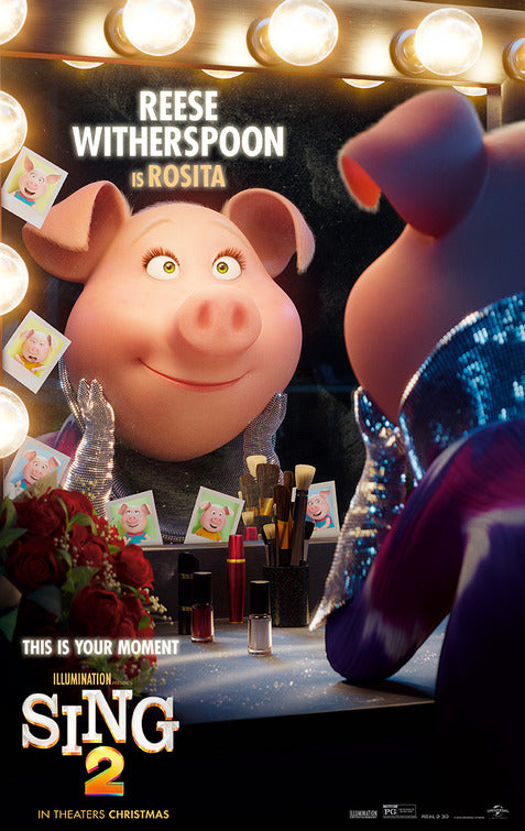 1000 piece jigsaw puzzle for the movie poster: Sing 2 (2021) ver7