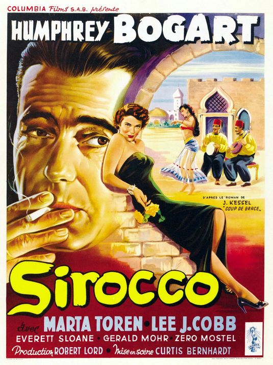 the movie poster: Sirocco (1951)