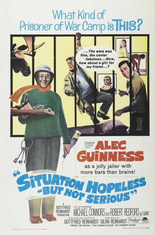 1000 piece jigsaw puzzle for the movie poster: Situation Hopeless... But Not Serious (1965)
