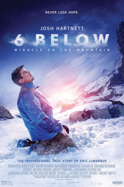 1000 piece jigsaw puzzle for the movie poster: 6 Below (2017)
