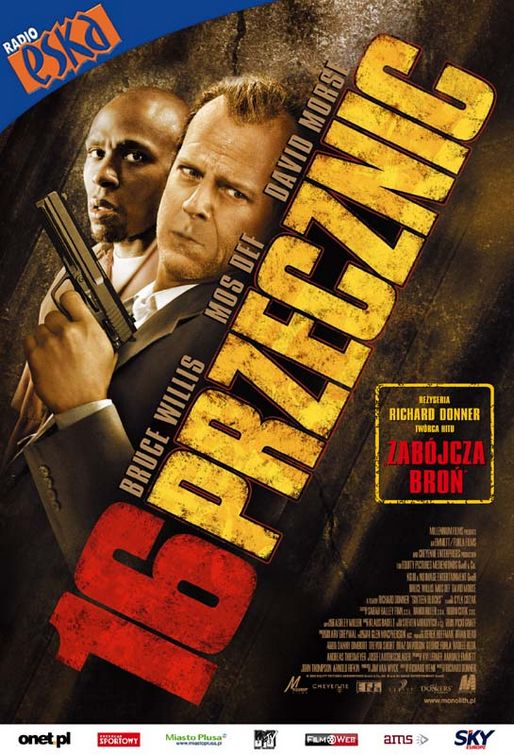 the movie poster: 16 Blocks (2006) ver8