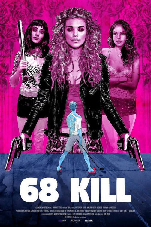 1000 piece jigsaw puzzle for the movie poster: 68 Kill (2017)