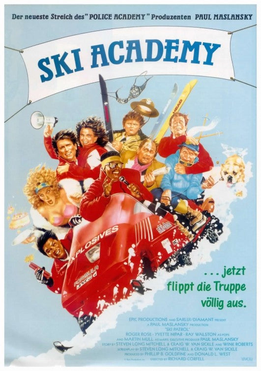 1000 piece jigsaw puzzle for the movie poster: Ski Patrol (1990) ver2