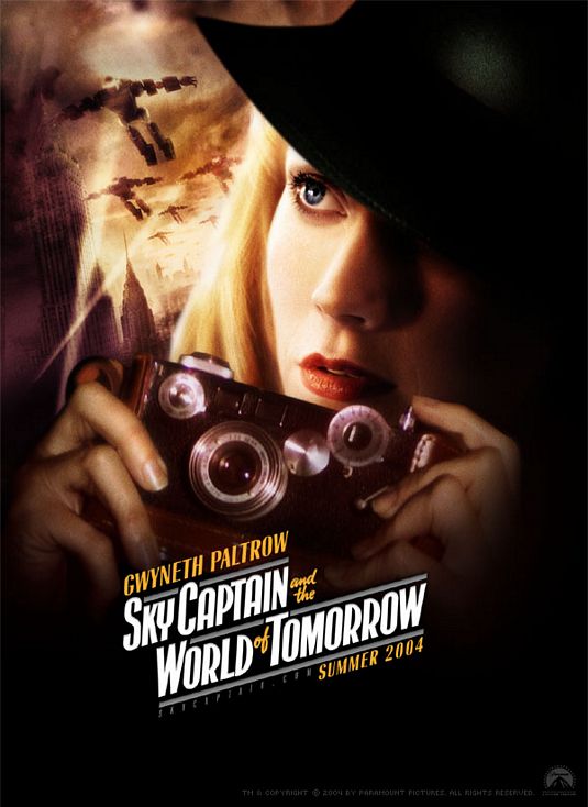 the movie poster: Sky Captain and the World of Tomorrow (2004) ver1