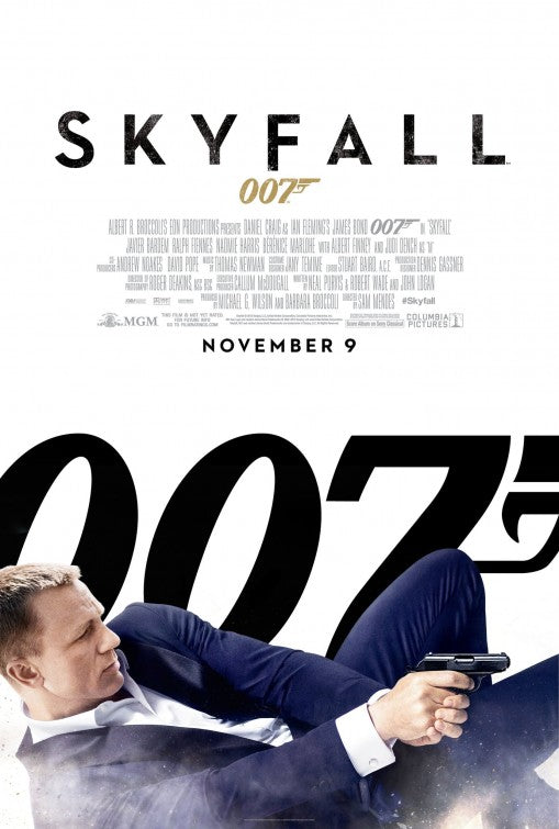 1000 piece jigsaw puzzle for the movie poster: Skyfall (2012) ver7