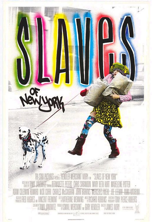 the movie poster: Slaves of New York (1989)