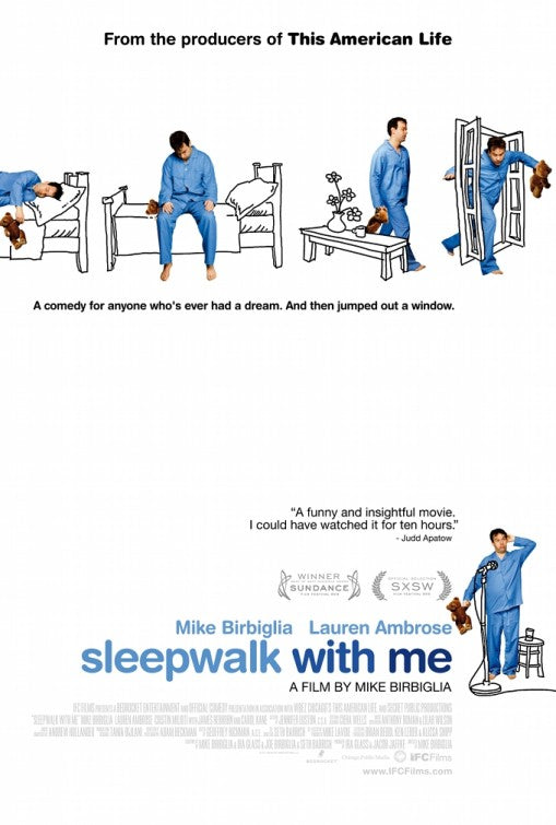 1000 piece jigsaw puzzle for the movie poster: Sleepwalk with Me (2012)