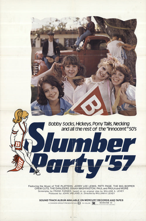 1000 piece jigsaw puzzle for the movie poster: Slumber Party '57 (1976)