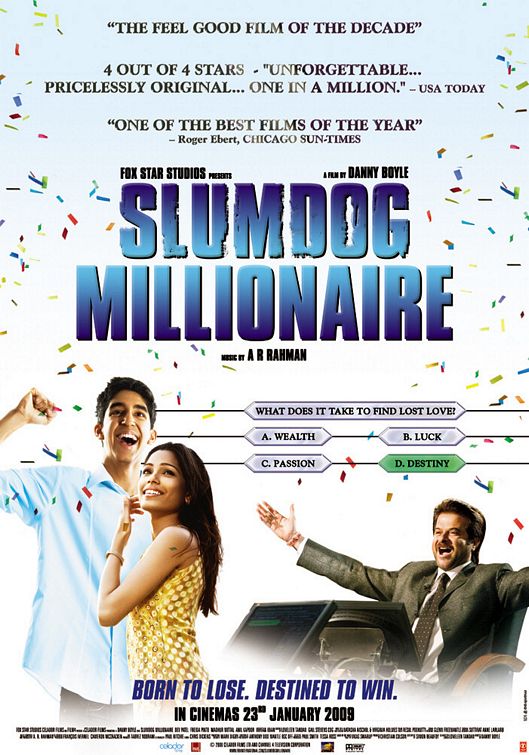 1000 piece jigsaw puzzle for the movie poster: Slumdog Millionaire (2008) ver8