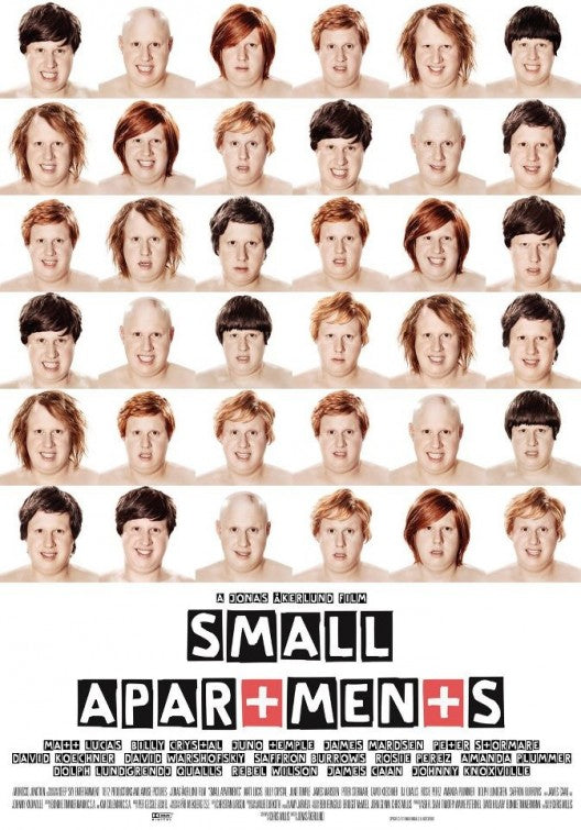 1000 piece jigsaw puzzle for the movie poster: Small Apartments (2012)