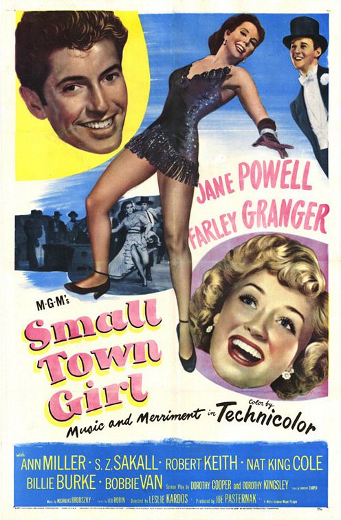the movie poster: Small Town Girl (1953)