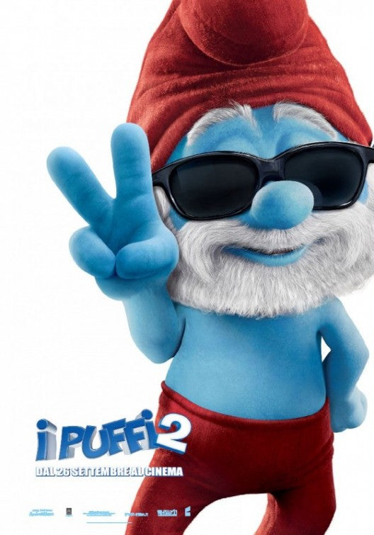 1000 piece jigsaw puzzle for the movie poster: The Smurfs 2 (2013) ver14