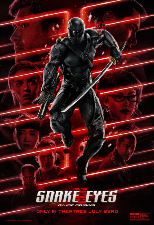 1000 piece jigsaw puzzle for the movie poster: Snake Eyes: G.I. Joe Origins (2021) ver19