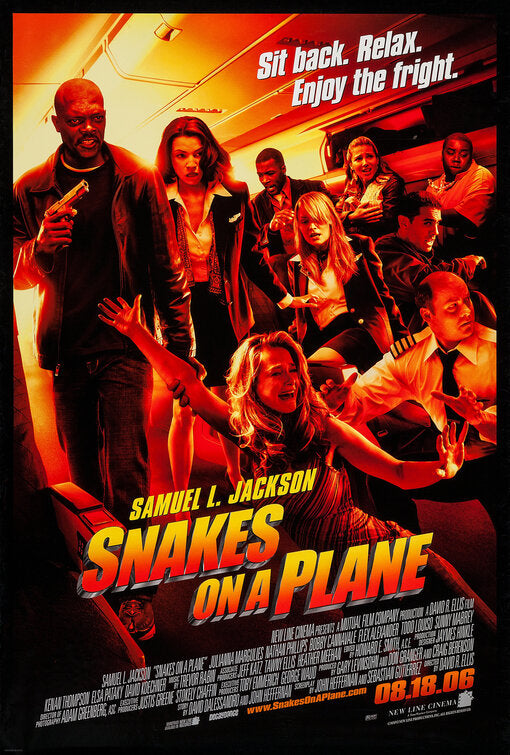 the movie poster: Snakes on a Plane (2006) ver2