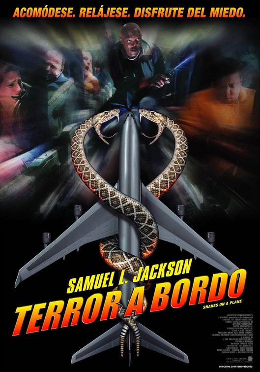 the movie poster: Snakes on a Plane (2006) ver7