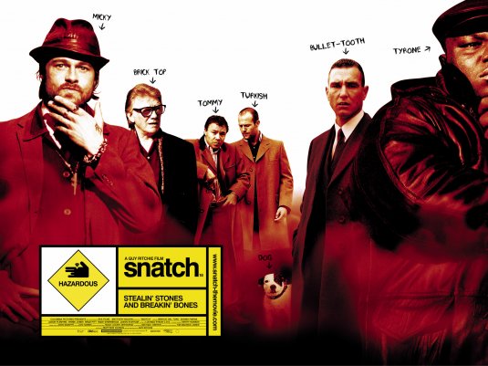 1000 piece jigsaw puzzle for the movie poster: Snatch (2000) ver4