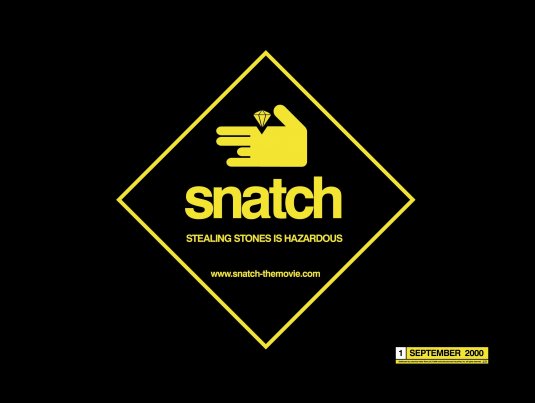 1000 piece jigsaw puzzle for the movie poster: Snatch (2000) ver5