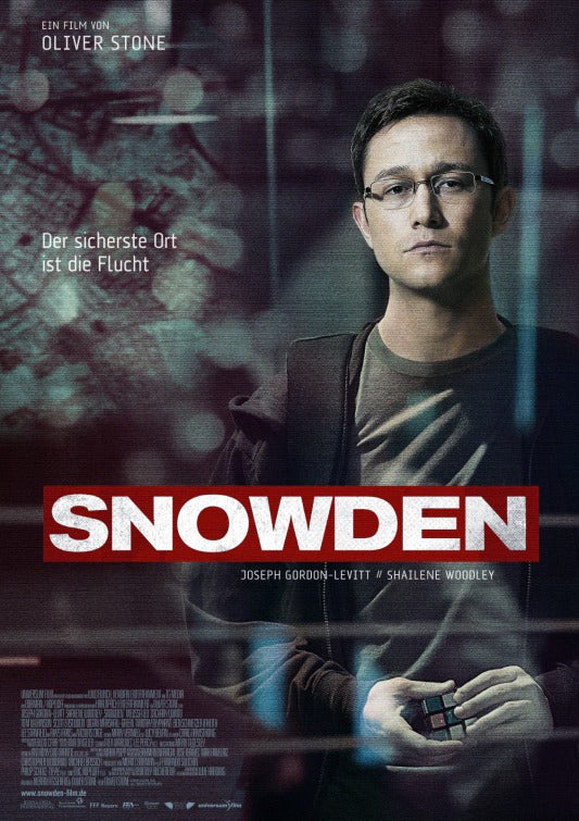 1000 piece jigsaw puzzle for the movie poster: Snowden (2016) ver2