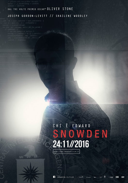 1000 piece jigsaw puzzle for the movie poster: Snowden (2016) ver5