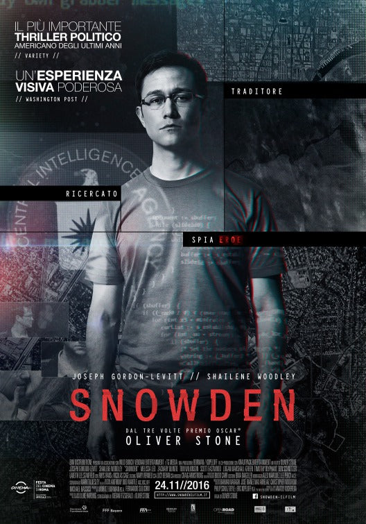 1000 piece jigsaw puzzle for the movie poster: Snowden (2016) ver6