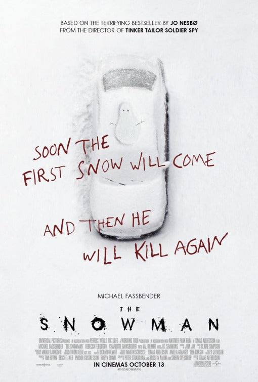 1000 piece jigsaw puzzle for the movie poster: The Snowman (2017) ver4