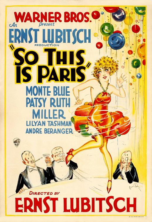 the movie poster: So This Is Paris (1926)