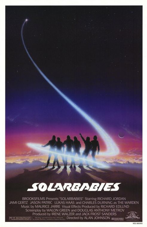 the movie poster: Solarbabies (1986)