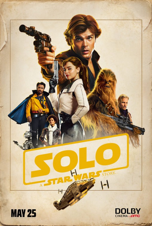 1000 piece jigsaw puzzle for the movie poster: Solo: A Star Wars Story (2018) ver34