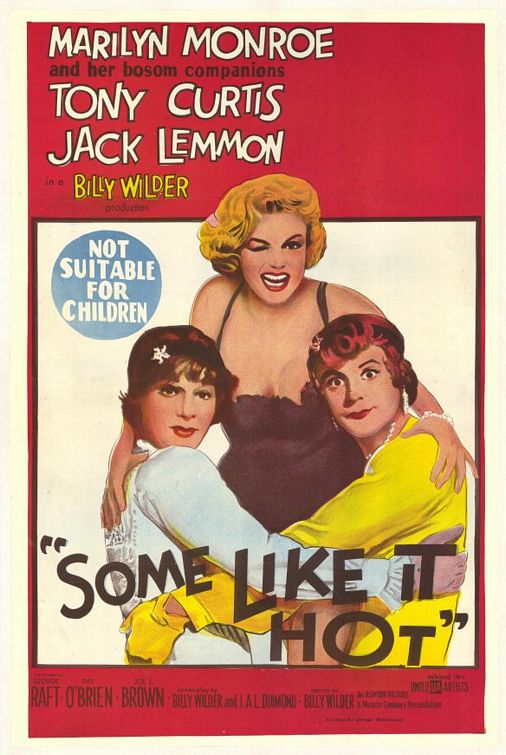 the movie poster: Some Like it Hot (1959)