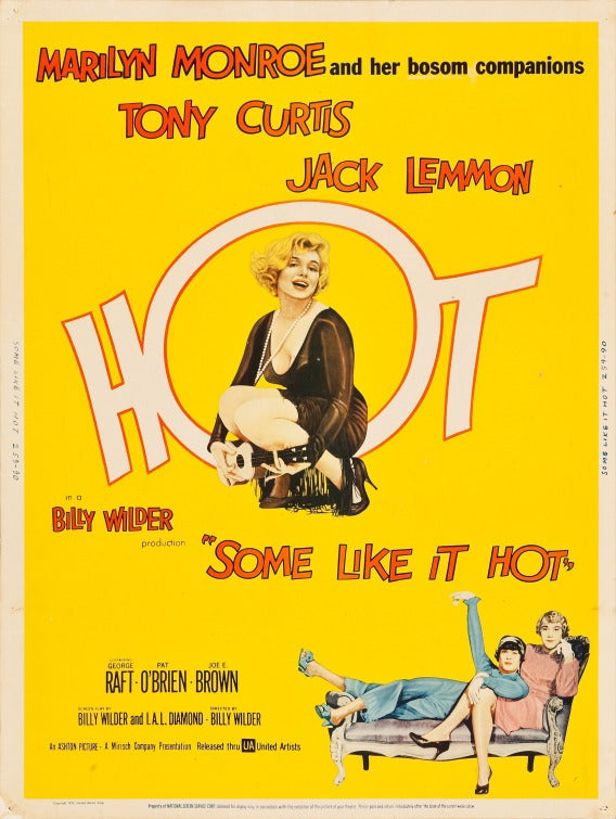 1000 piece jigsaw puzzle for the movie poster: Some Like it Hot (1959) ver7
