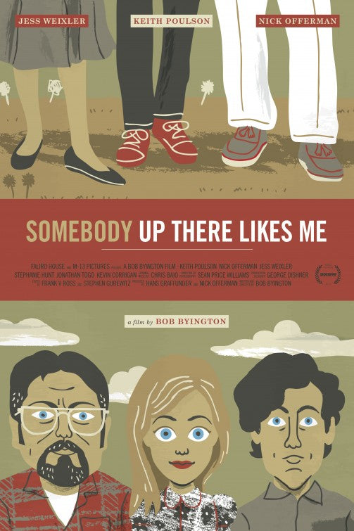 1000 piece jigsaw puzzle for the movie poster: Somebody Up There Likes Me (2013)