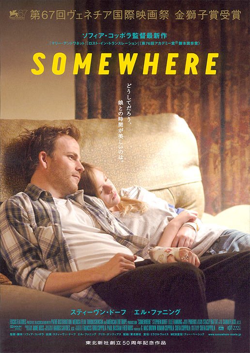 1000 piece jigsaw puzzle for the movie poster: Somewhere (2010) ver3