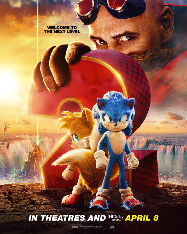 1000 piece jigsaw puzzle for the movie poster: Sonic the Hedgehog 2 (2022) ver13