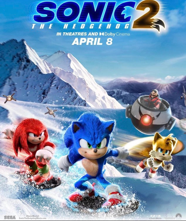 1000 piece jigsaw puzzle for the movie poster: Sonic the Hedgehog 2 (2022) ver7