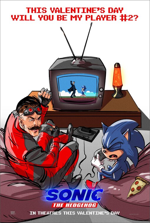 1000 piece jigsaw puzzle for the movie poster: Sonic the Hedgehog (2020) ver28
