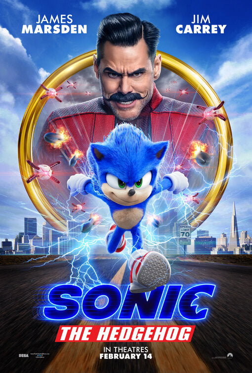 1000 piece jigsaw puzzle for the movie poster: Sonic the Hedgehog (2020) ver6