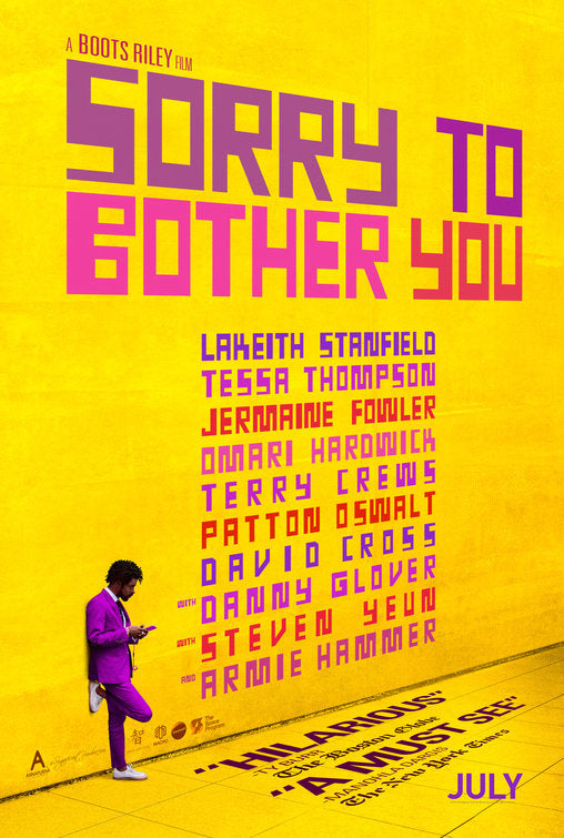 1000 piece jigsaw puzzle for the movie poster: Sorry to Bother You (2018) ver10
