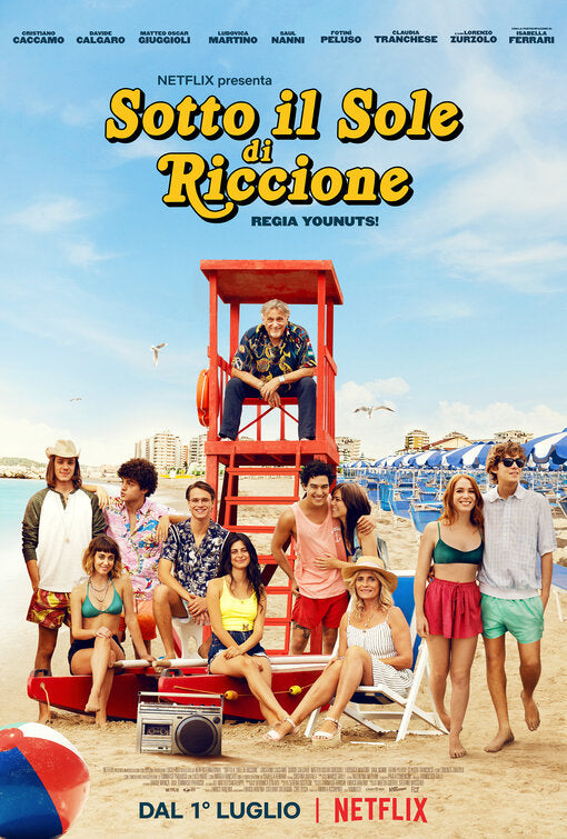 1000 piece jigsaw puzzle for tv poster: Sotto il sole di Riccione