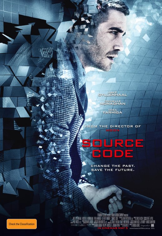 1000 piece jigsaw puzzle for the movie poster: Source Code (2011) ver2
