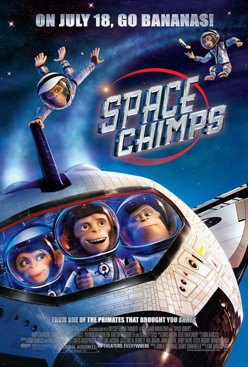 the movie poster: Space Chimps (2008)