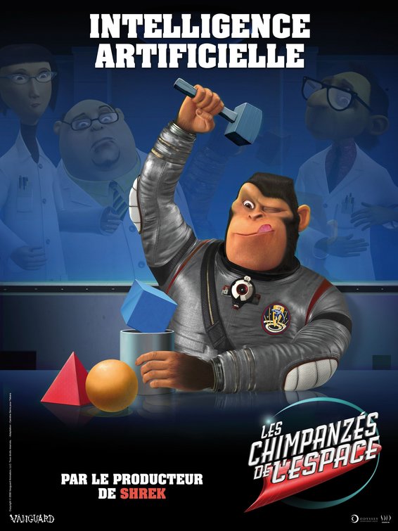 the movie poster: Space Chimps (2008) ver6