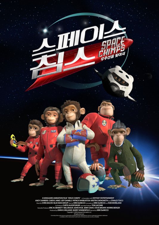 the movie poster: Space Chimps (2008) ver7