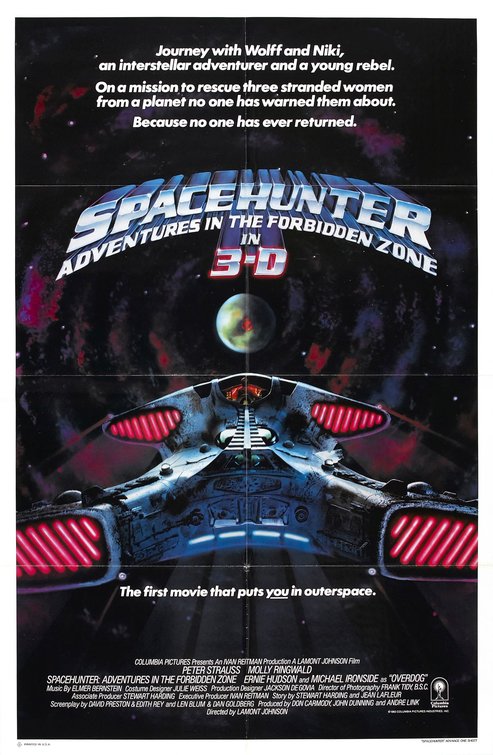 the movie poster: Spacehunter: Adventures in the Forbidden Zone (1983) ver1
